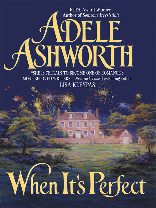 Title details for When It's Perfect by Adele Ashworth - Wait list